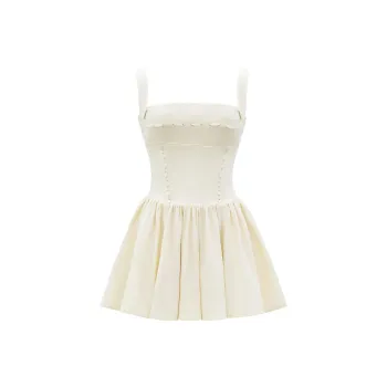 HOUSE OF CB Honor Slip Dress Women's Buttermilk/Butter Milk