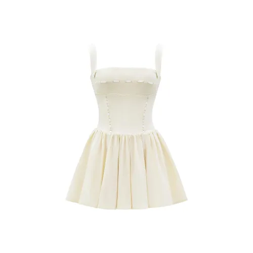 HOUSE OF CB Honor Slip Dress Women's Buttermilk/Butter Milk