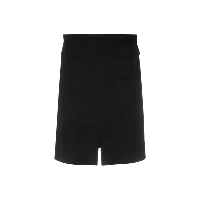 PINKO High Waist A Line Mini Skirt-0