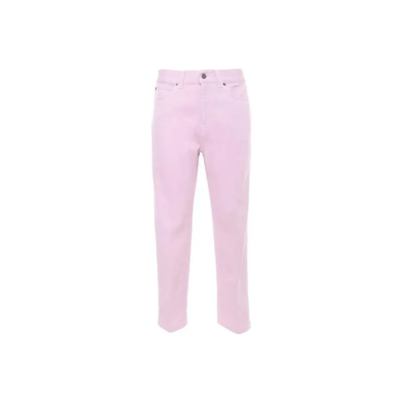 Dondup Carrie Straight Cropped Leg Jeans-0