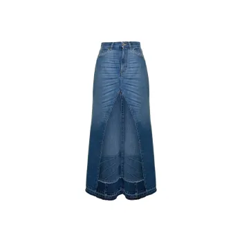 PHILOSOPHY DI LORENZO SERAFINI A-Line Denim Skirt