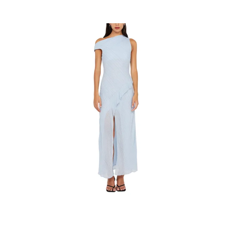 BEC+BRIDGE ESRA MAXI DRESS Sleeveless Dress Women's SKY BLUE/Sky Blue-0