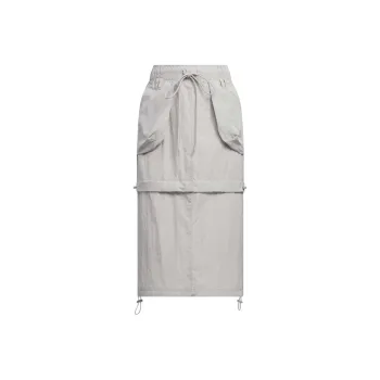Adidas FUSTL SKIRT Casual Long Skirts Women's Light Gray