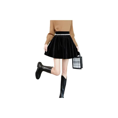 TOUCH Casual Short Skirts Women's Black