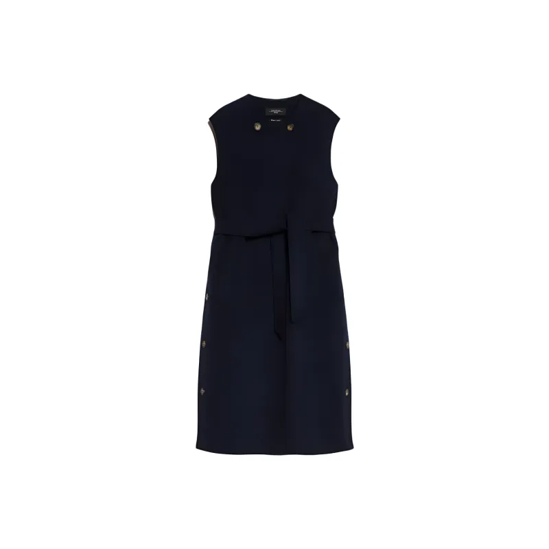 WEEKEND MaxMara FW24 Sleeveless Dress Women's Dark Blue-0