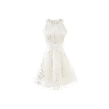 PAIN OR PLEASURE Sleeveless Dress Women's Butterfly Silver