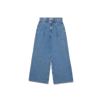 Levi's Baggy Dad Wide Leg Jeans Women's Blue