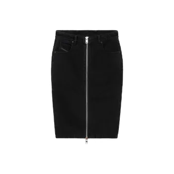 DIESEL Denim Short Skirts Women's Black