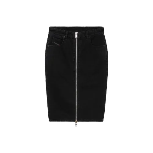 DIESEL Denim Short Skirts Women's Black