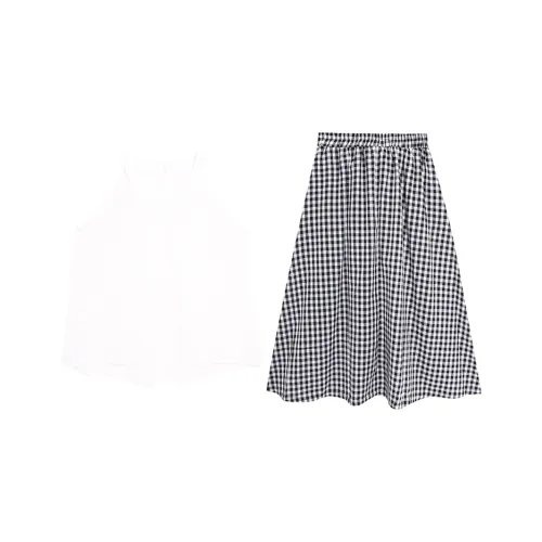 WOWI Two Piece Skirt Sets Women's