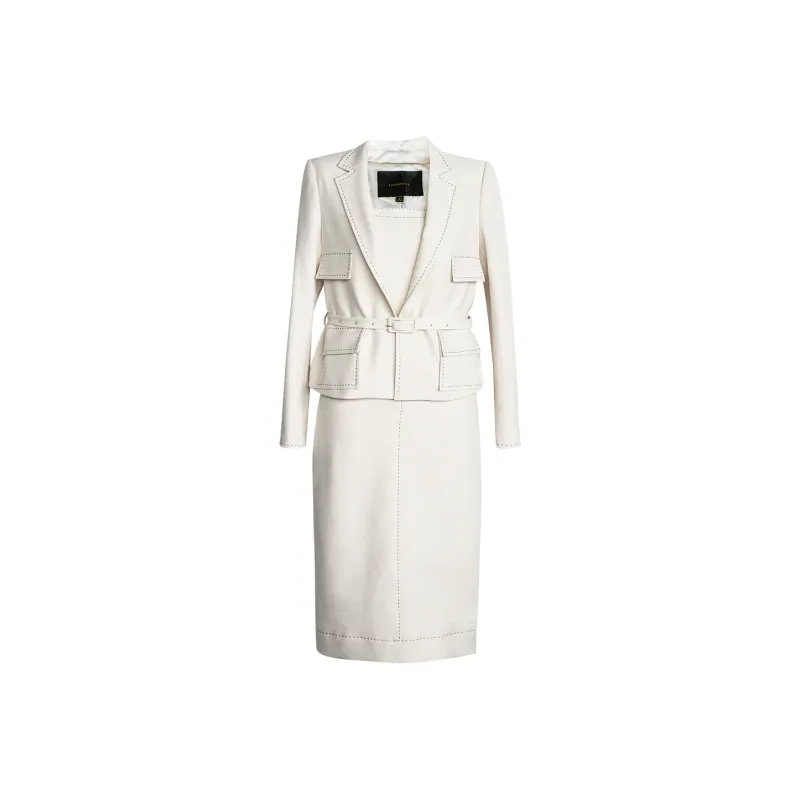 ROEYSHOUSE Skirt Set Women's Apricot-0