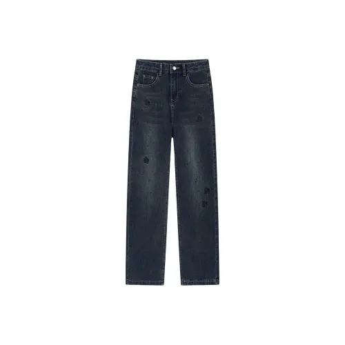 PZGE Jeans Women's Blue Gray
