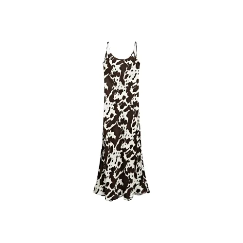 Massimo Dutti Slip Dress Women's Brown