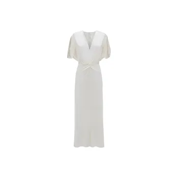 Victoria Beckham Gathered Midi Dress