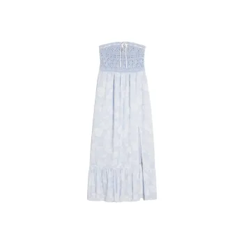 Hollister Sleeveless Dress Women's Gray Blue