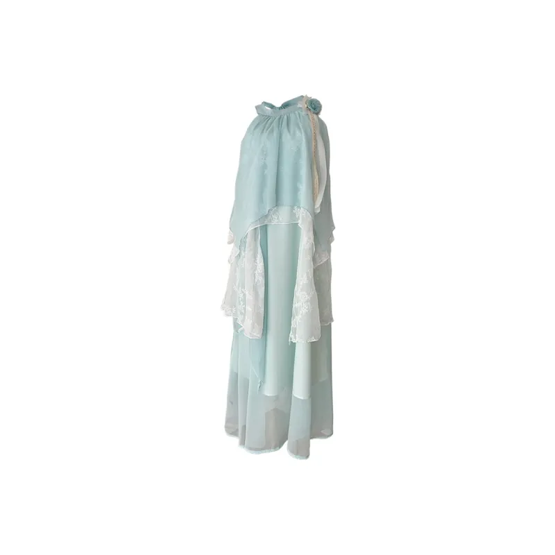 Icicofficial Sleeveless Dress Women's Mint Summer Dress-0
