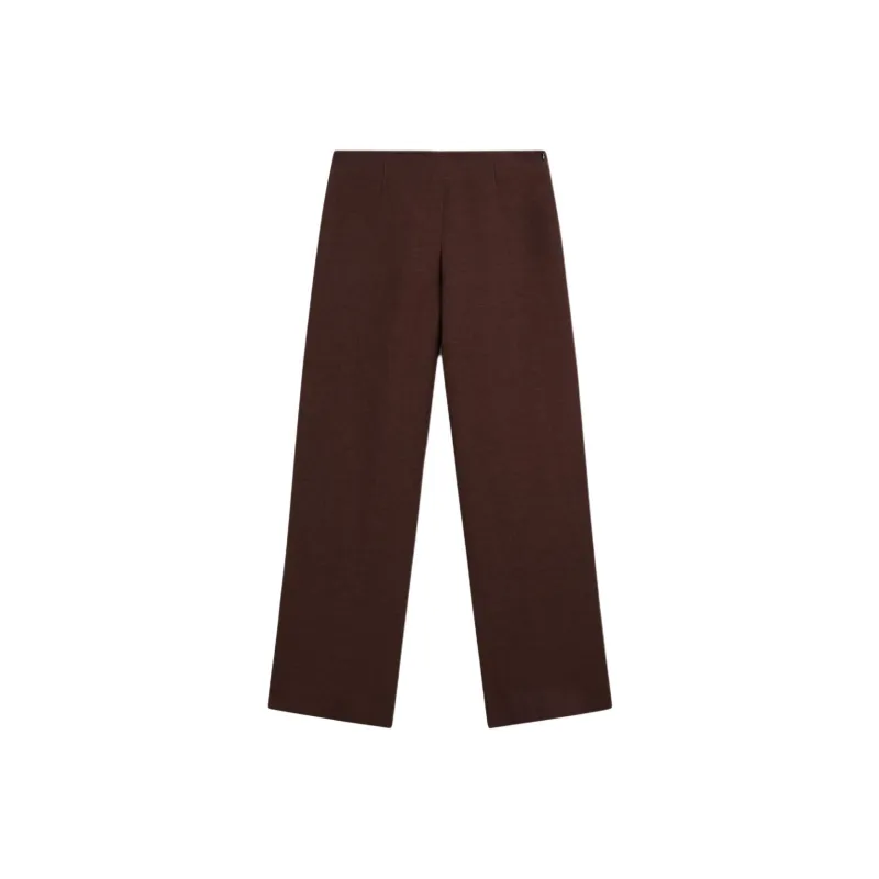 Massimo Dutti Suit Trouser Women's Red-0