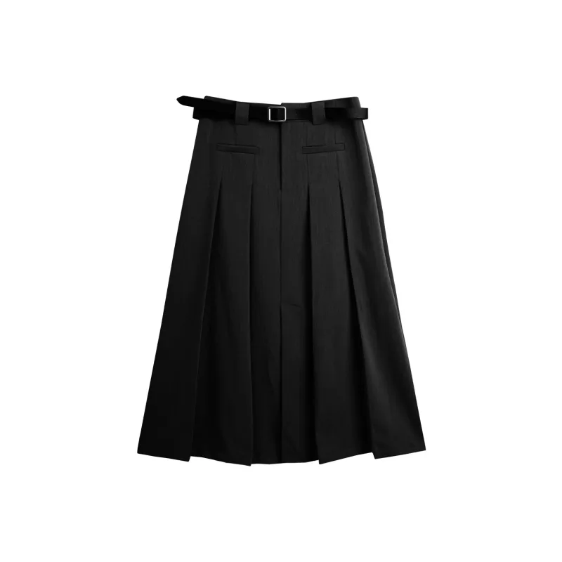 Olrain Skirt Spring Model Women's Gray-7