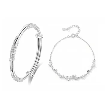 Muyan Alloy Floral Splendor Bracelet Women's