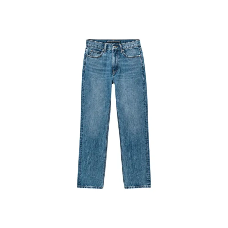 Alexander Wang High Waisted Cropped Jeans-0