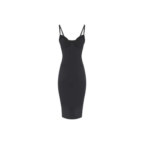 Elisabetta Franchi Satin Bows Crêpe Dress