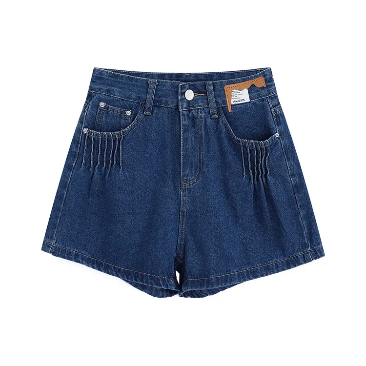 MINCOCROSEPEPPAR Denim Shorts Women's Blue-0