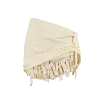 Jacquemus Casual Short Skirts Women's Ecru