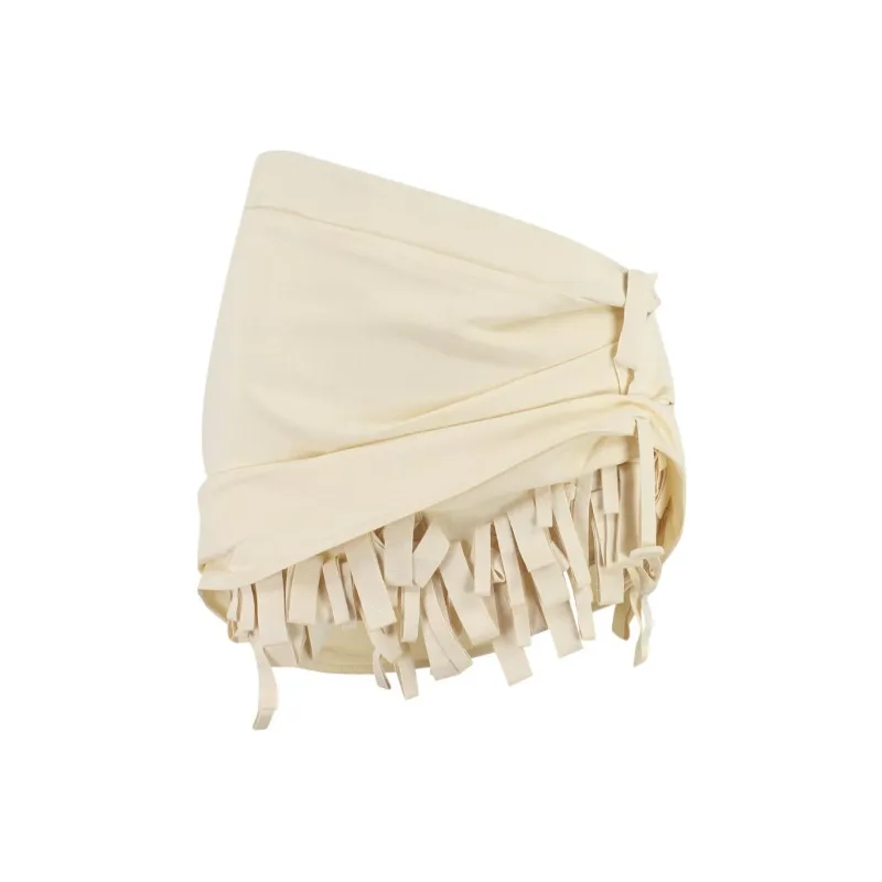 Jacquemus Casual Short Skirts Women's Ecru-0