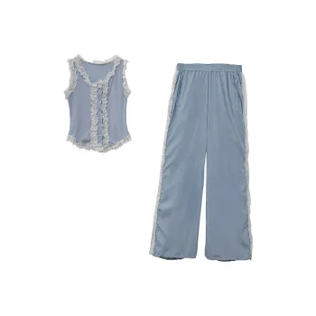 Icicofficial Casual Suit Women's Light Blue