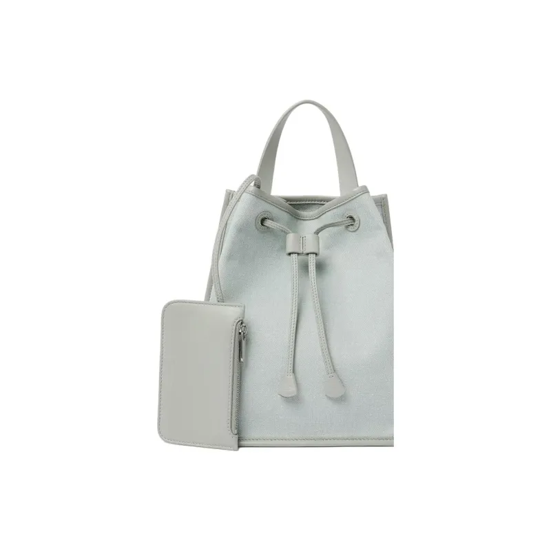 Loro Piana Cotton Backpack Medium Size Kids' Green Eucalyptus & Antique Silver-6
