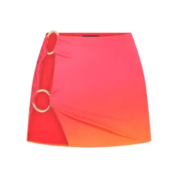 Louisa Ballou Double ring Mini Skirt