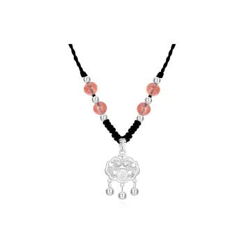 Bear Silversmith High Content Sterling Silver Sterling Silver Necklace Women's