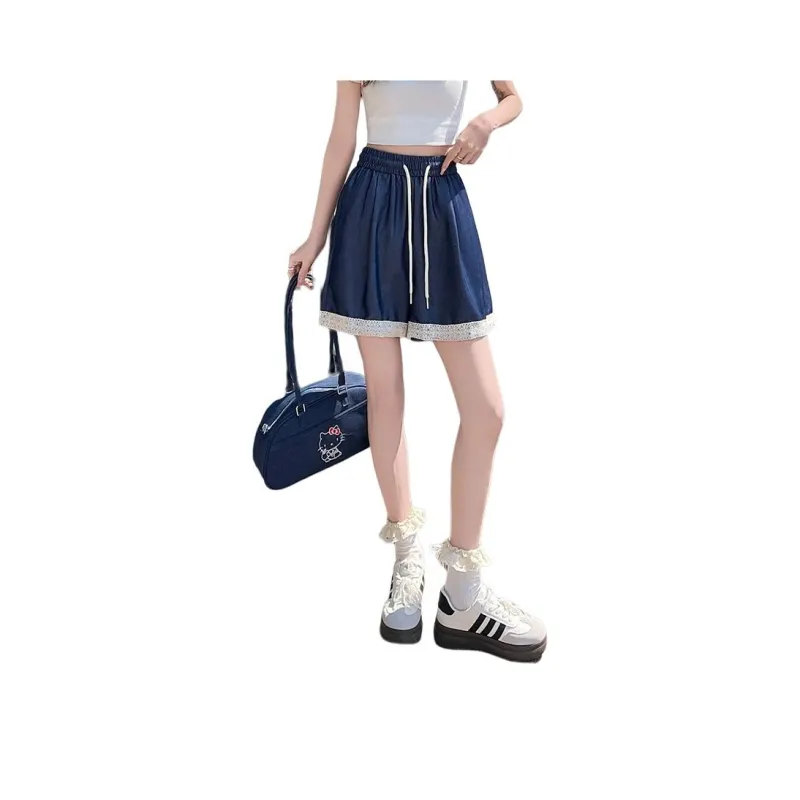 Flowers In Water Casual Shorts Women's-3