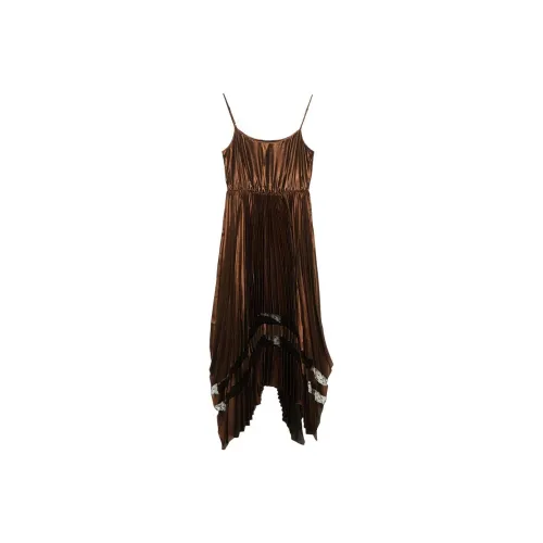 ALLSAINTS Slip Dresses Women's Coffee