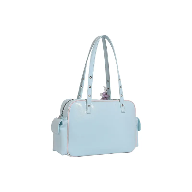 SHORT HAIR GIRL PU Ita Bag Shoulder Bag Women's Multicolor-1