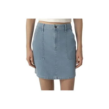 Dickies Denim Short Skirts Women's Blue