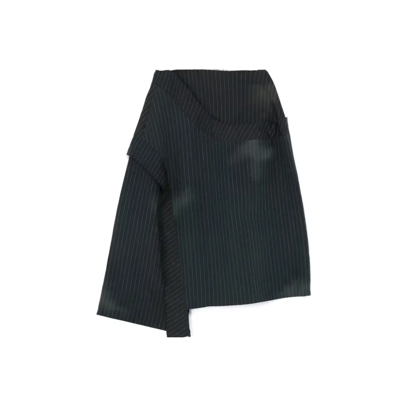 Yohji Yamamoto Casual Short Skirts Women's Blue Black-0