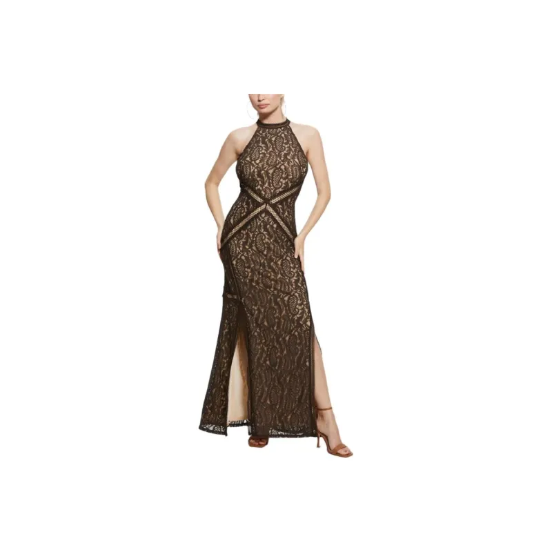GUESS Sleeveless Dress Women's Brown-0