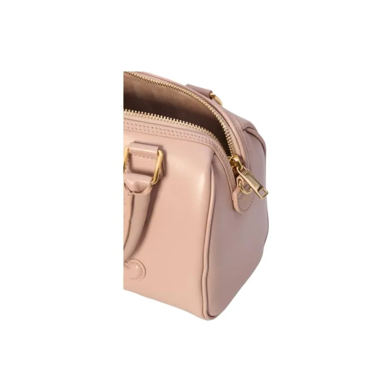 CELINE Calfskin Tote Shoulder Bag, Crossbody Bag, Handbag Women's Pink-4