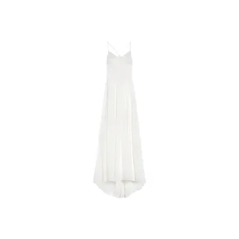 MaxMara Abito Slip Dress In Seta Slip Dress Women's White
