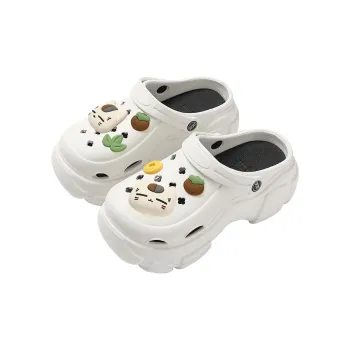 Ganshu Platform Clogs For Women's Summer Outerwear Ready Home Slippers