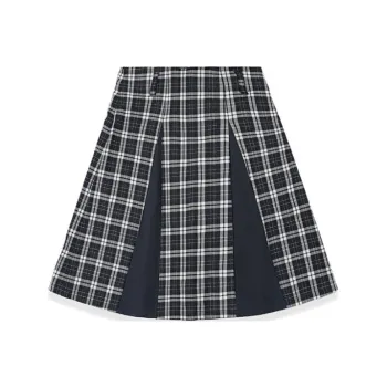 Crying Center Casual Short Skirts Women's Black White
