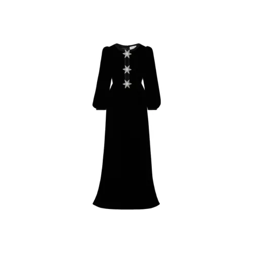 SALONI Long Sleeved Dresses Women's Black