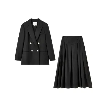 SENTUBILA Skirt Set Women's Black