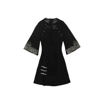 JINYE ORIENTAL Cheongsam Women's Black