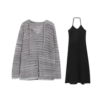 TWOPLUMGIRLS Two Piece Skirt Sets Women's