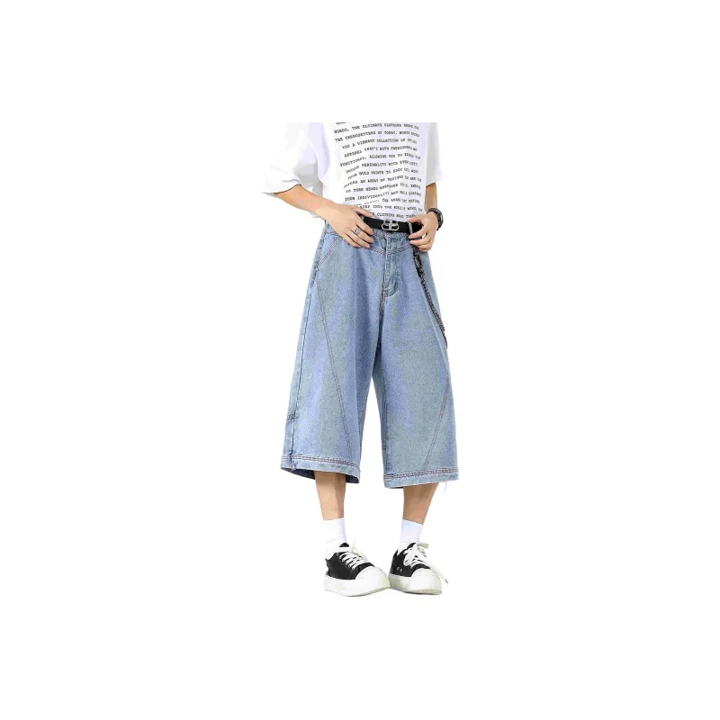 RASHOMONG Denim Shorts Unisex-5