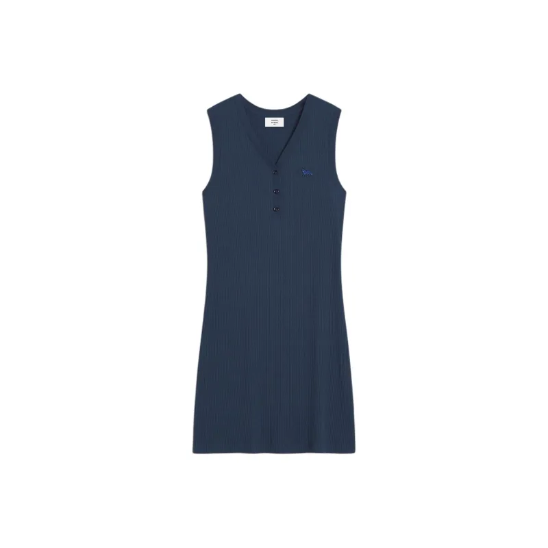 Maison Kitsune Baby Fox patch Mini Dress-0