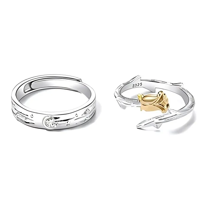 MEIYAER Rings Unisex-0