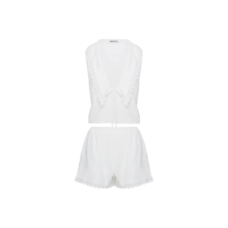 PRINCESS POLLY HARUKA SET Casual Suit Women's White/White-0